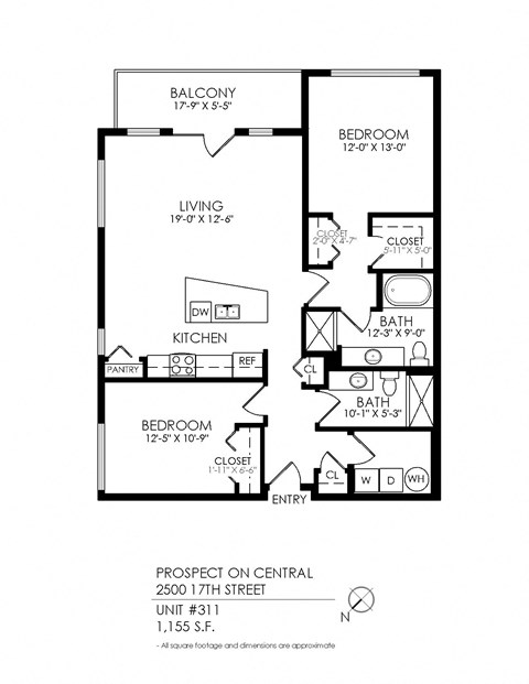 a floor plan of a house with an open floor plan